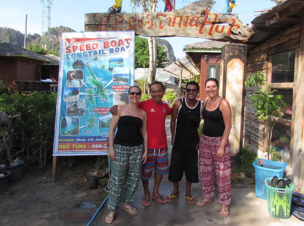 Pp Red Tuna Hut Phi Phi Don Exterior photo
